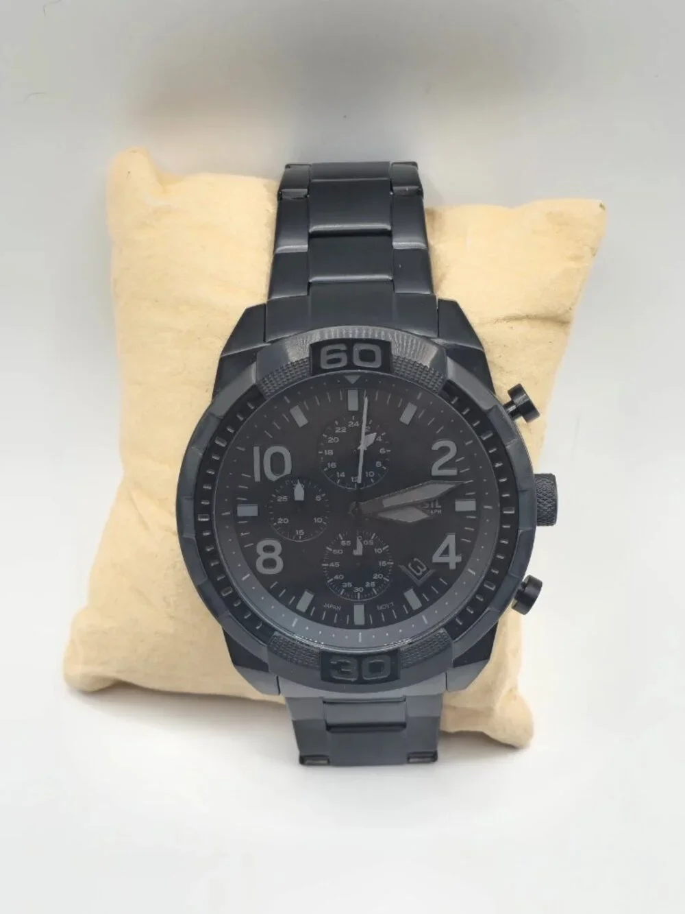 Fossil Bronson Men's Black Chronograph Watch FS5712
